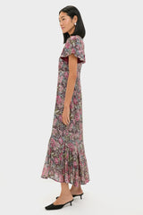 Floral Sequin Elodie Dress