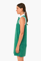 The Green Terry Polo Dress