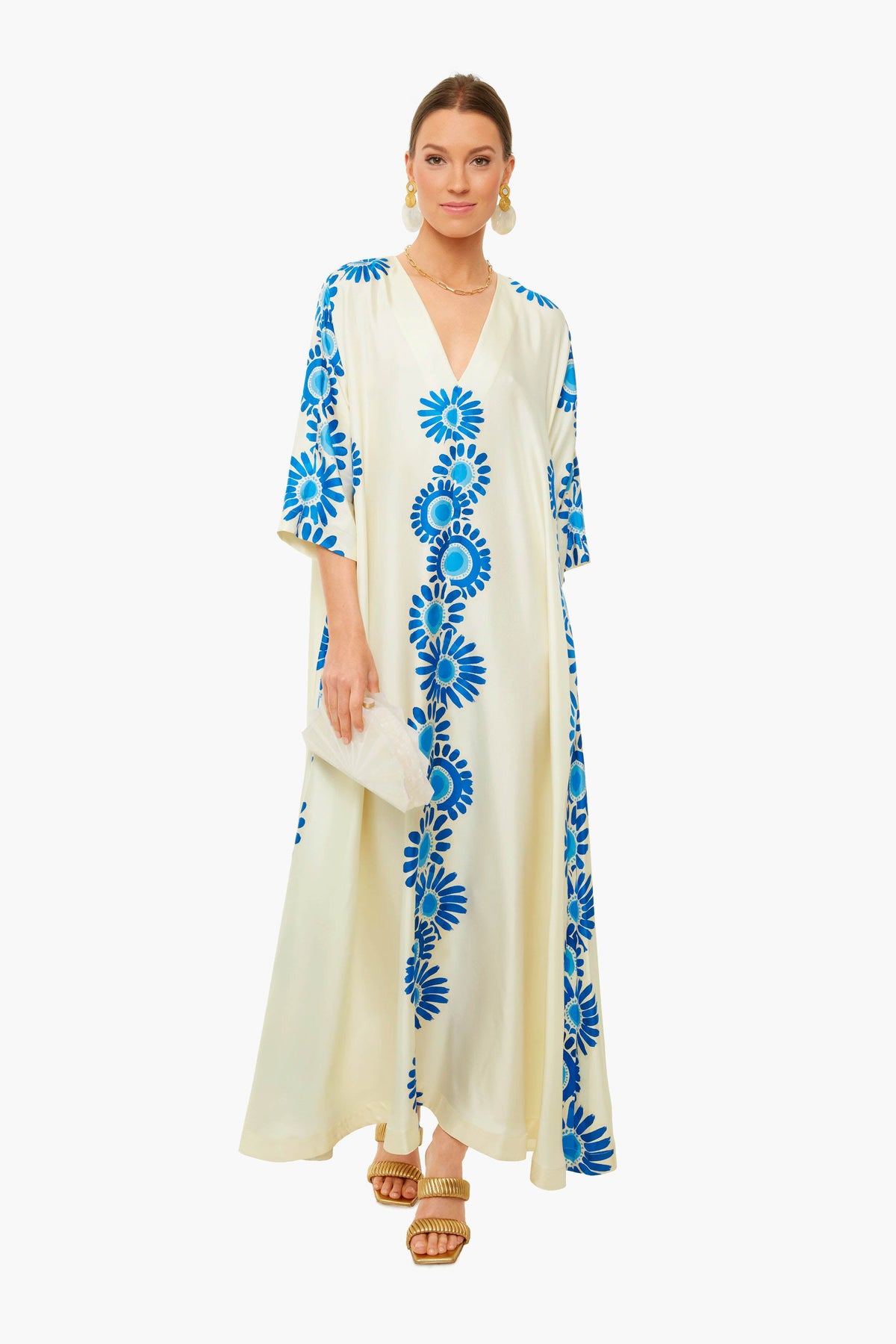 Daisy Placee Azzurro Muumuu Dress
