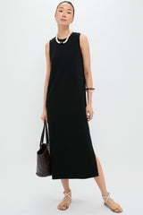 Black Sleeveless Gio Maxi Dress