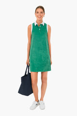 The Green Terry Polo Dress