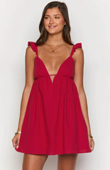 Tammie Red Mini Dress