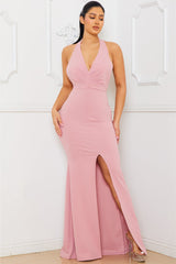 Jaya Rhinestone Chain Back Detail Maxi Dress