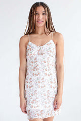 Rose Azalea Mesh Summer Dress