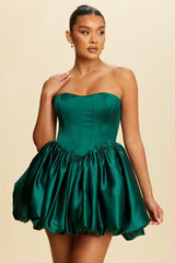 Emerald City Satin Balloon Puff Mini