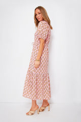Pink Little Marigolds Lucy Dress