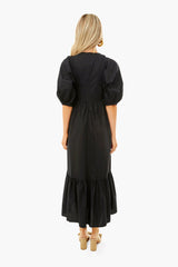 Onyx Palmer Dress