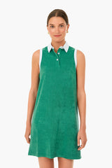 The Green Terry Polo Dress