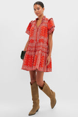 Exclusive Aces Wild Red Merritt Dress