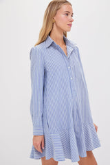 Blue Stripe Callahan Shirt Dress