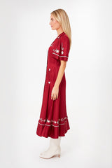 Rhubarb Western Bridge Dress