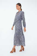 Midnight Wildflower Organic Frances Dress 3