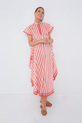 Coral Stripes Anouk Dress
