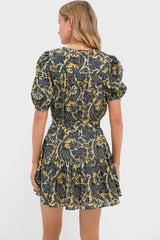 Luna Rosalie Short Sleeve Mini Dress